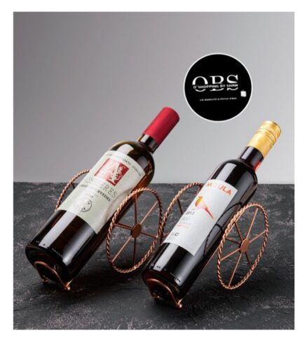 Porte bouteille de vin format boulet de canon