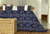 Housse de couette,drap oreillers, rideaux en pagne