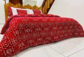 Housse de couette,drap oreillers, rideaux en pagne