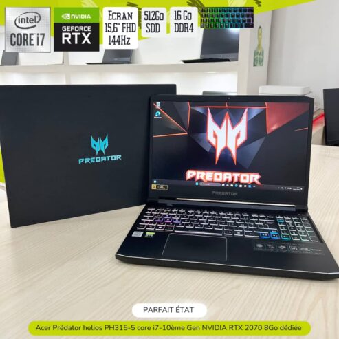 Gamer Acer Predator Helios PH315-5