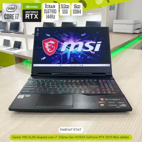 GAMER MSI GL65 Léopard 10SFK